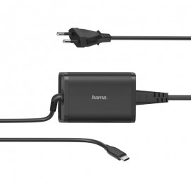 HAMA Universal Notebook Power Supply, USB-C, 20V/65W Black